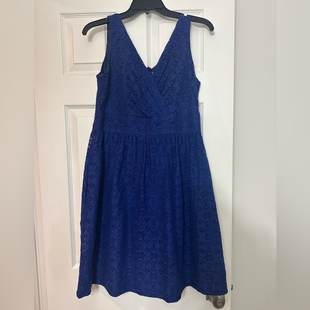 Robbie Bee Navy Lace Dress